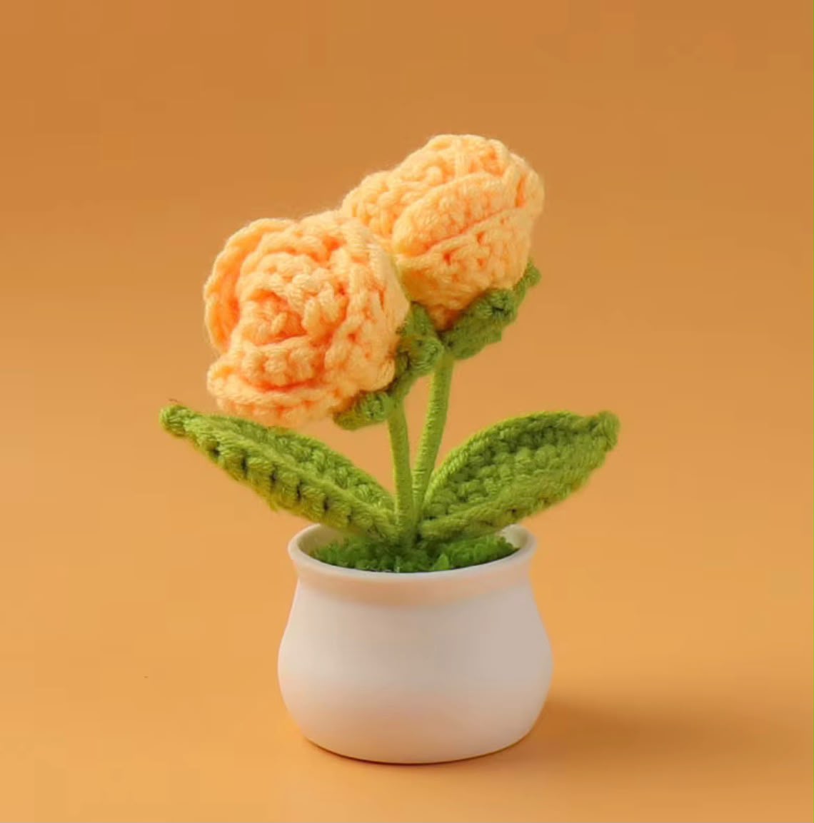 Handmade Crochet Flower Pot